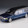 1:43 LINCOLN Towncar S&S Hearse (катафалк) 1997 Metallic Blue