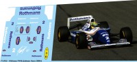 1:43 набор декалей Formula 1 №22 Williams FW16 Дэймон Хилл (1994)