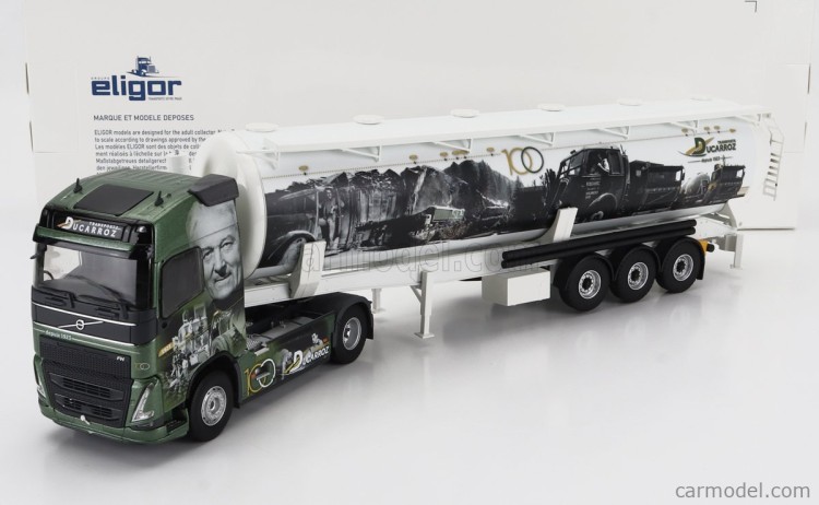 1:43 VOLVO FH4 500 c полуприцепом-цистерной "TRANSPORTS DUCARROZ" 2020 