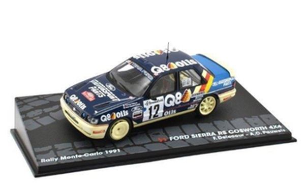 1:43 FORD Sierra RS Cosworth 4x4 "Q8 Team Ford" #12 F.Delecour/A.C.Pauwels Rally Monte Carlo 1991