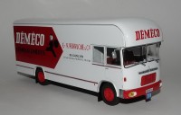1:43 BERLIET GBK 75 фургон "Demeco-Demenagements" 1969 White/Red