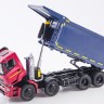 1:43 КАМский-65801-T5 самосвал, красный / синий
