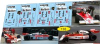 1:43 набор декалей Formula 1 №21 McLaren M23 расширенный на 4 авто