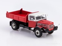 1:43 Csepel D-445 самосвал, красный / белый