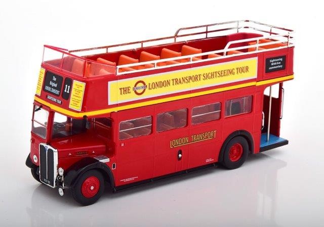 1:43 автобус AEC Regent RT "London Transport Sightseeing Tour" Open-Top 1950 Red