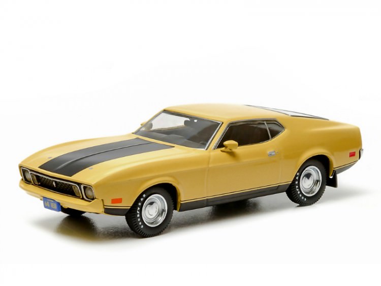 1:43 FORD Mustang Mach 1 “Eleanor” (из к/ф "Угнать за 60 секунд") 1973 Yellow