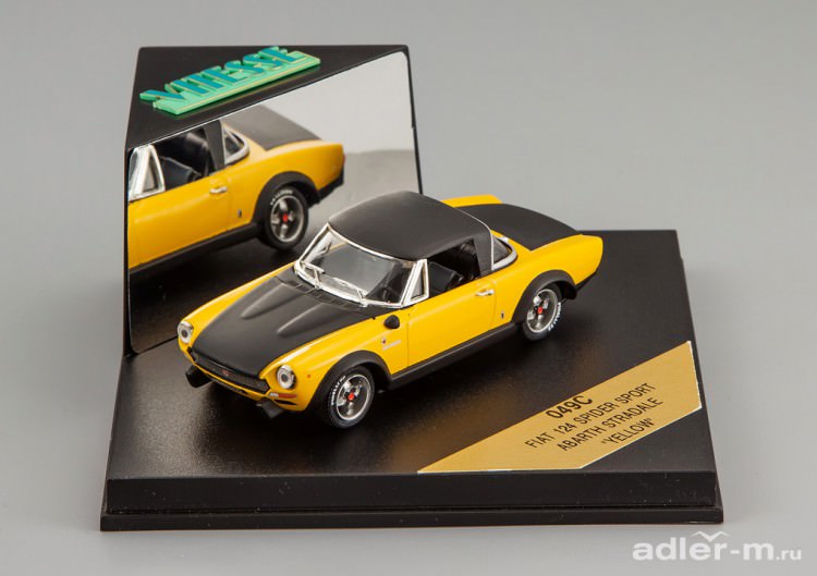 1:43 Fiat 124 Spider Sport Abarth Stradale (yellow)