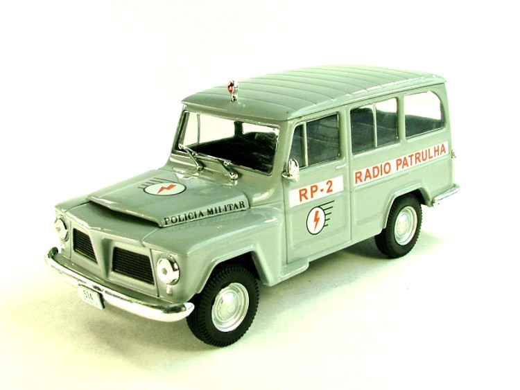 1:43 # 60 WILLYS Rural Wagon Полиция Бразилии