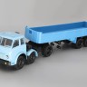 1:43 МАЗ-520 (6x2) + МАЗ-5205, голубой / синий