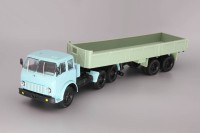 1:43 МАЗ-515 (6x4) + МАЗ-5205, голубой / зеленый
