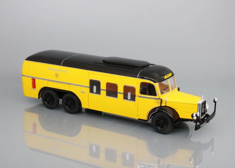 1:43 автобус MERCEDES-BENZ 0 10000 ÖSTERREICHISCHE POST GERMANY 1938 Yellow/Black
