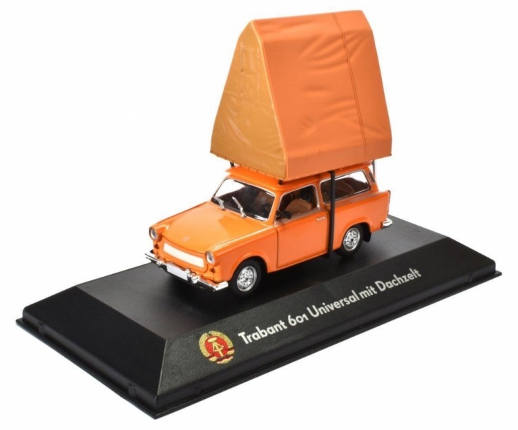 1:43 TRABANT 601 Universal с палаткой  1980 Orange