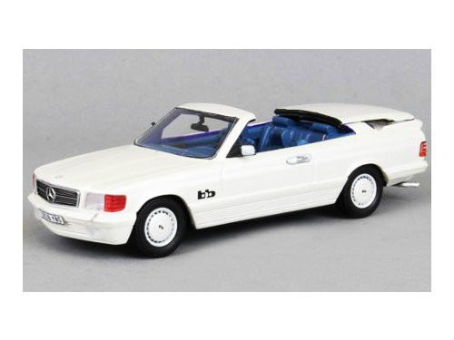 1:43 MERCEDES-BENZ 500SEC AMG BB Magic Top Convertible 1985 Metallic White