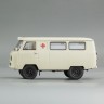 1:43 Советский автомобиль тип 450A «Скорая Медицинская Помощь» (интерьер гражданской скорой) - г. Аксай - 1967 г.