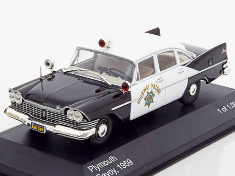 1:43 PLYMOUTH Savoy "California Highway Patrol" 1959