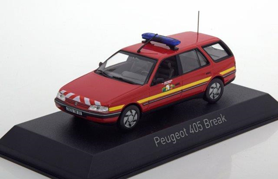 1:43 PEUGEOT 405 Break "Pompiers" (пожарный) 1991