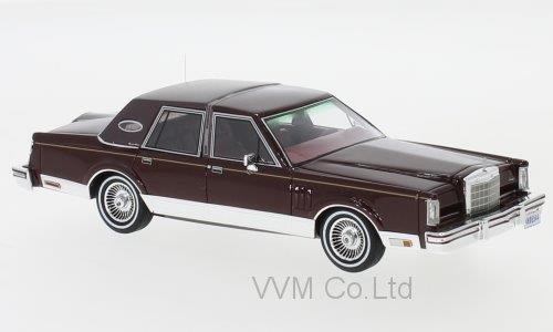 1:43 LINCOLN Continental Mk VI Signature Series 1980 Metallic Dark Red