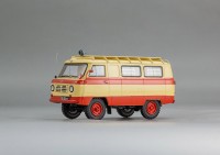 1:43 Советский автомобиль тип 450A «Передвижная Пожарная Лаборатория» с интерьером - г. Новосибирск - 1962 г. 1:43 Советский автомобиль тип 450A «Передвижная Пожарная Лаборатория» с интерьером - г. Новосибирск - 1962 г.