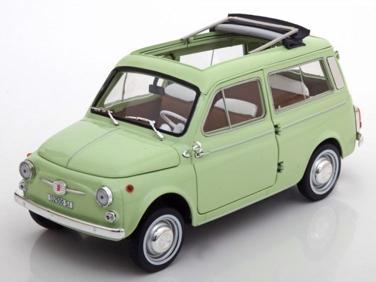 1:18 FIAT 500 Giardiniera 1962 Light Green