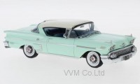 1:43 CHEVROLET Bel Air Impala Sport Coupe 1958 Light Green/Beige