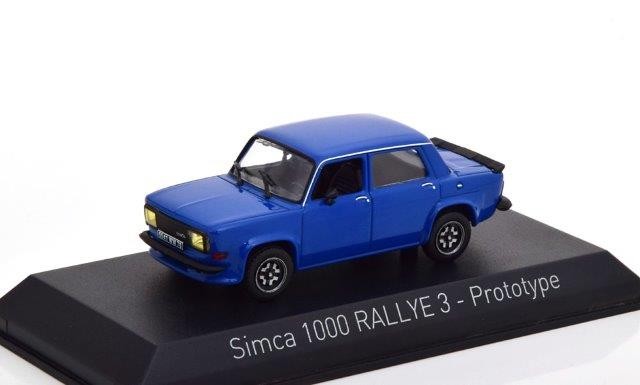 1:43 SIMCA 1000 Rallye 3 Prototype 1978 Talbot Blue