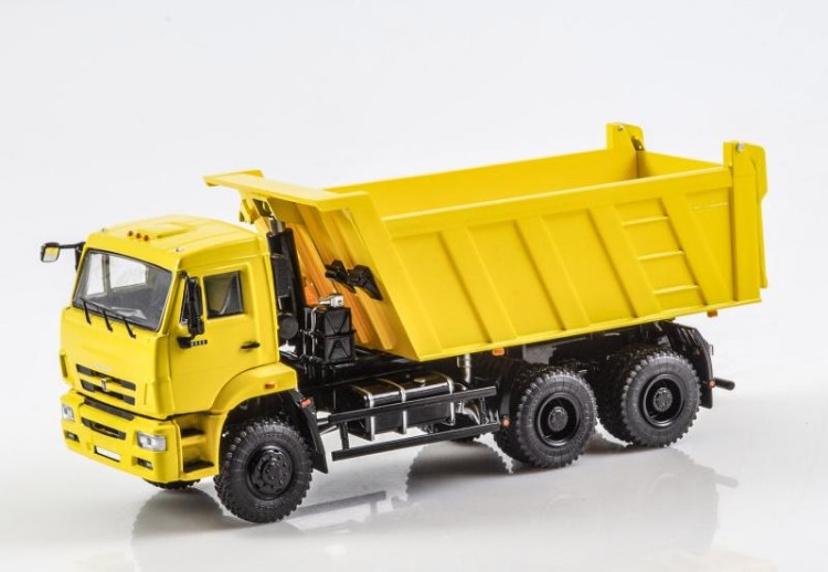 1:43 КАМский грузовик-6522 (рестайлинг) самосвал, желтый