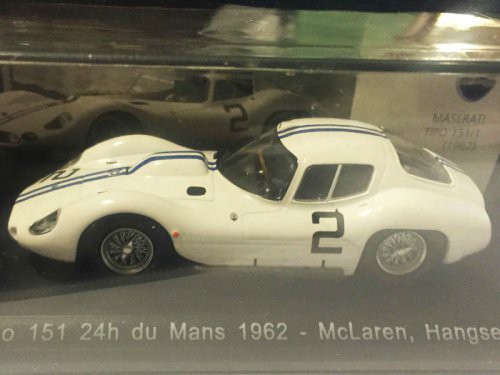 1:43 MASERATI Tipo 151 #2 McLaren/Hangsen 24h du Mans 1962