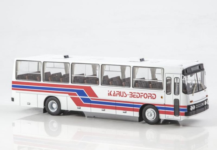 1:43 IKARUS-238, белый / полосы