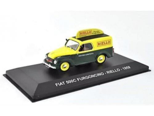 1:43 FIAT 500C FURGONCINO "RIELLO" 1959 Yellow/Green