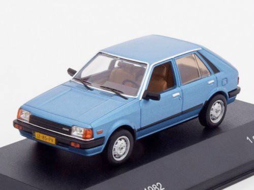 1:43 MAZDA 323 Hatchback 1982 Metallic Blue