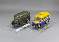 1:43 Комплект автобусов Курганского завода тип «651А»: «Штабной» г. Калуга и «ППМ» г. Кисловодск
