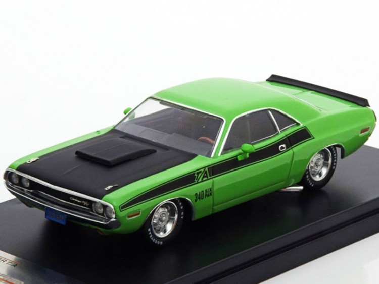 1:43 DODGE Challenger T/A 1970 Green/Black
