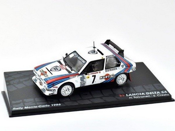 1:43 LANCIA Delta S4 "MARTINI" #7 Toivonen/Cresto победитель Rally Monte-Carlo 1986