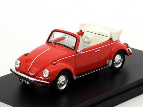 1:43 VW Super Beetle Convertible 1973 Red