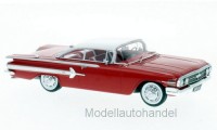 1:43 CHEVROLET Impala Sport Coupe 1960 Red/White