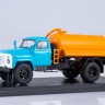 1:43 Ассенизационная машина АНМ-53 (53А), голубой / оранжевый