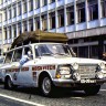 1:43 Москвич - 427 Автомобиль технической поддержки ралли-марафон Лондон—Мехико 1970 год.