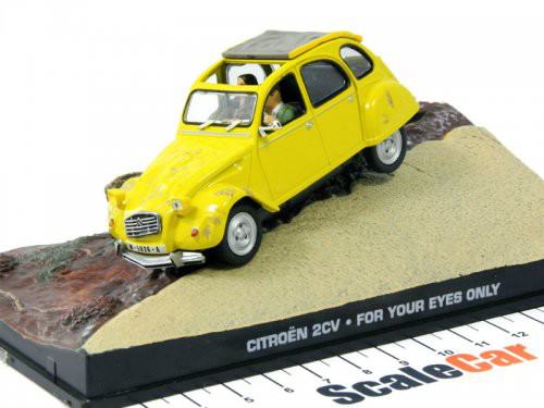 1:43 CITROËN 2CV "For Your Eyes Only" 1981 Yellow
