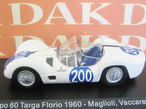 1:43 MASERATI Tipo 60 #200 Maglioli/Vaccarella Targa Florio 1960