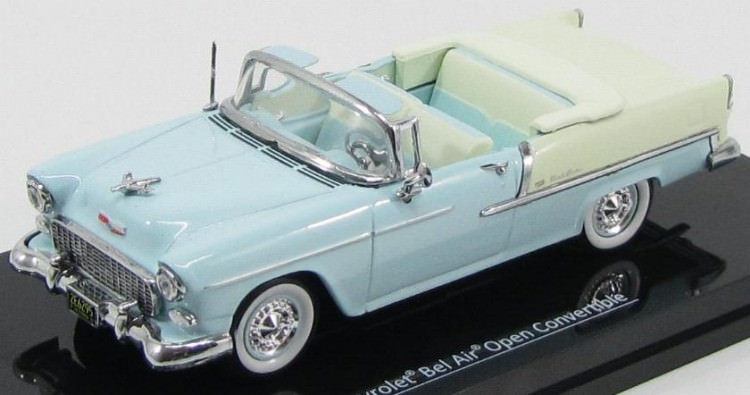 1:43 Chevrolet Bel Air Convertible 1955 (light blue / light beige)