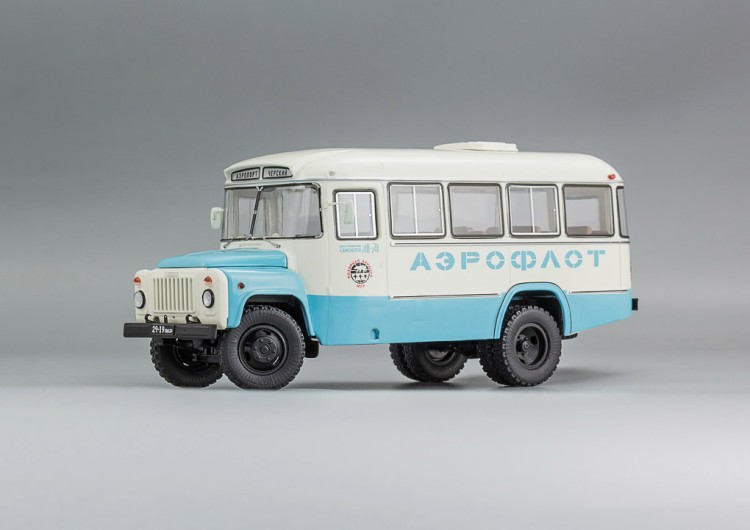 1:43 Автобус Курганского Завода 685M "Аэрофлот", г. Якутск "Черский", 1985 г.