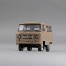 1:43 Советский автомобиль тип 450A, Ведомственный автобус, г. Ленинград, 1965 г. (кофе с молоком)