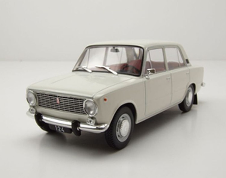 1:24 FIAT 124 1970 White 