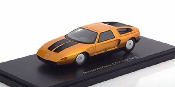 Miniature Gama 1/43 - Mercedes C111 Orange - Collection - Très Bon État