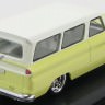 1:43 CHEVROLET Suburban 1966 Yellow with White Roof