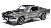1:18 FORD Mustang GT 500 "Eleanor" (из к/ф "Угнать за 60 секунд") 1967 Silver 