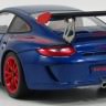 1:18 Porsche 911 (997) GT3 RS 3.8 2010 (blue with red stripes)