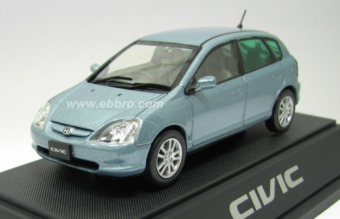 1:43 Honda Civic CX (Euro 5-dr) 2001 Metallic green