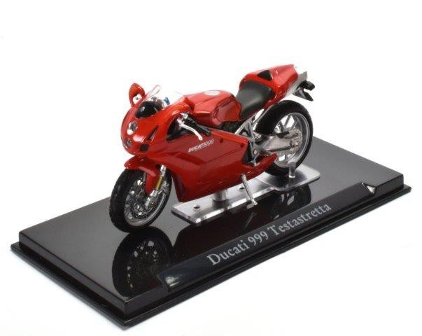 1:24 мотоцикл DUCATI 999 Testastretta Red