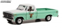 1:18 FORD F-100 пикап "Only You Can Prevent Wildfires" c фигуркой медведя 1975 Forest Service Green